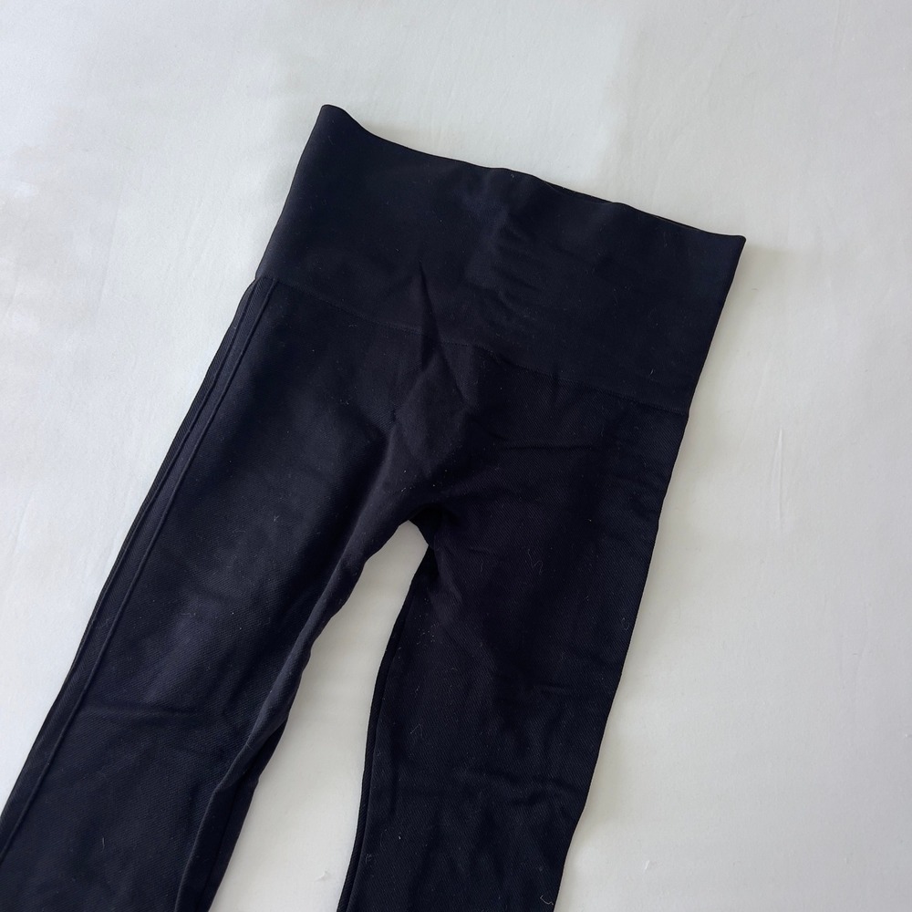 Spanx Look At Me‎ Now Seamless High Waisted Leggings Black Small